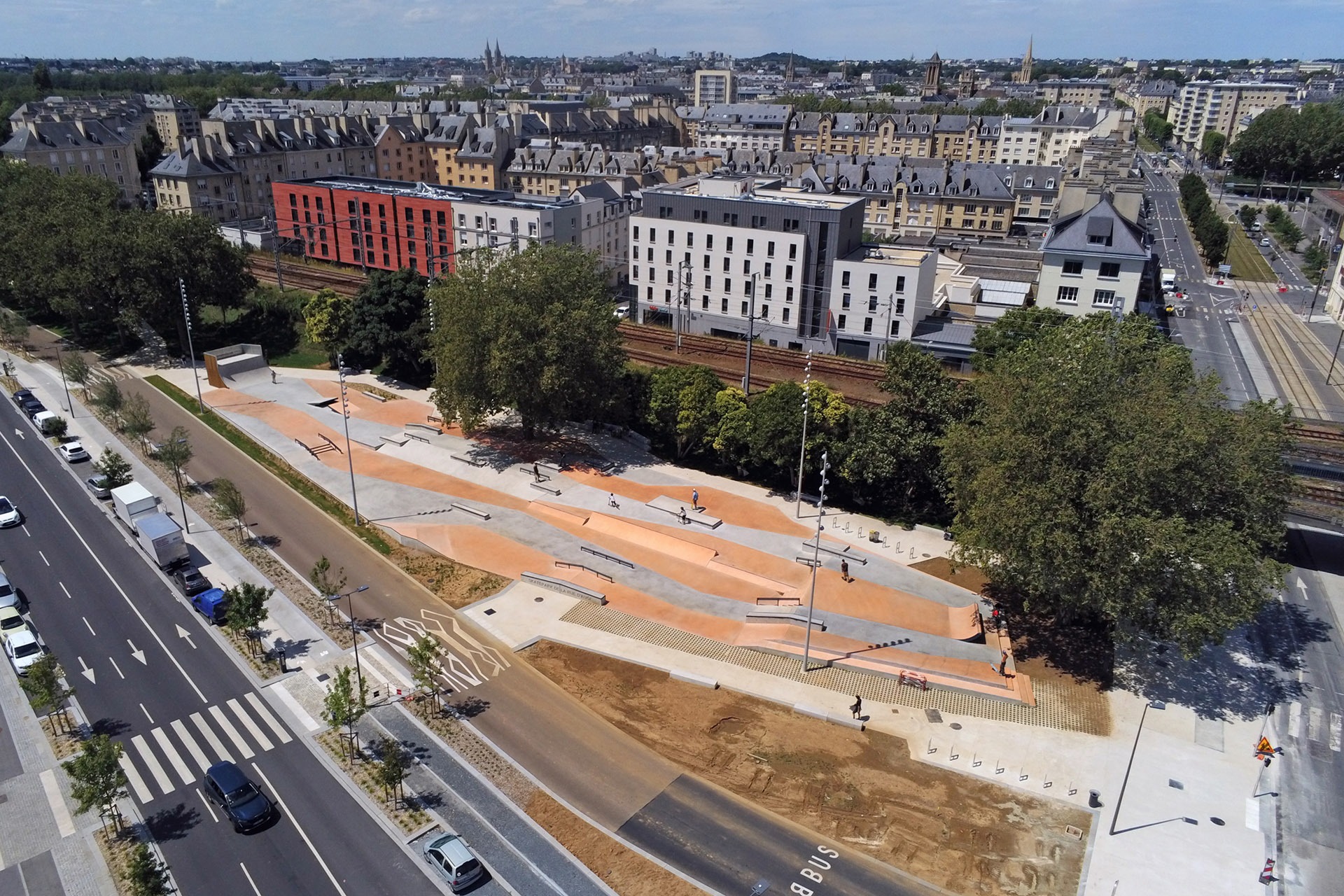 La Rue d' Auge Spot Street Caen Skate Spot 4/5