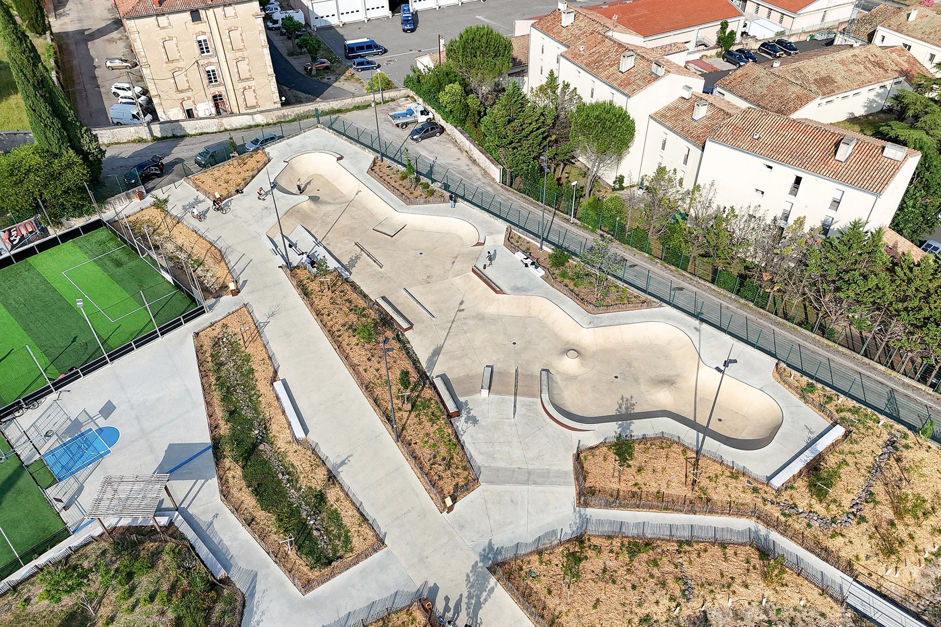 Parc du Grézac Lodève Skate Spot