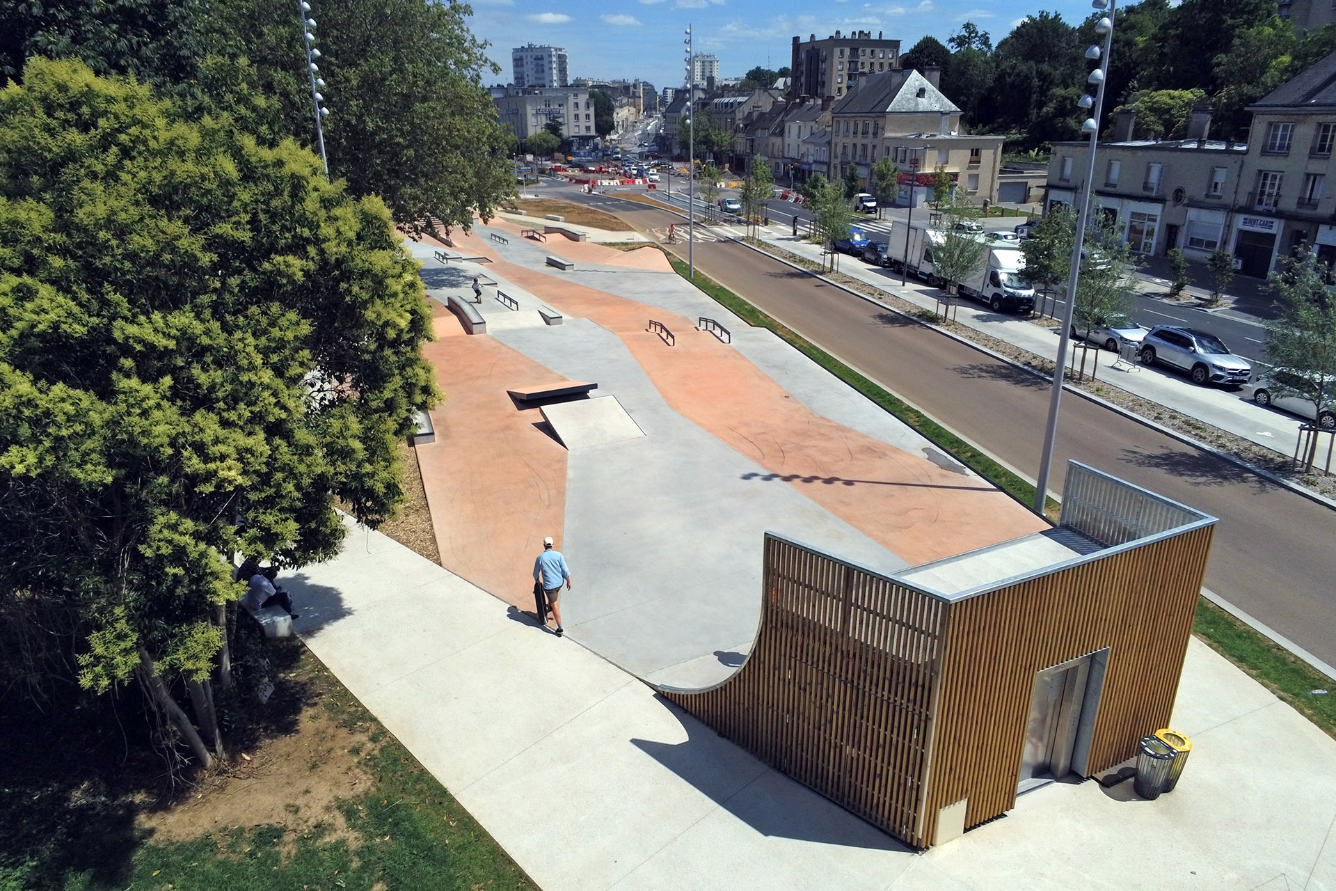 La Rue d' Auge Spot Street Caen Skate Spot 4/5