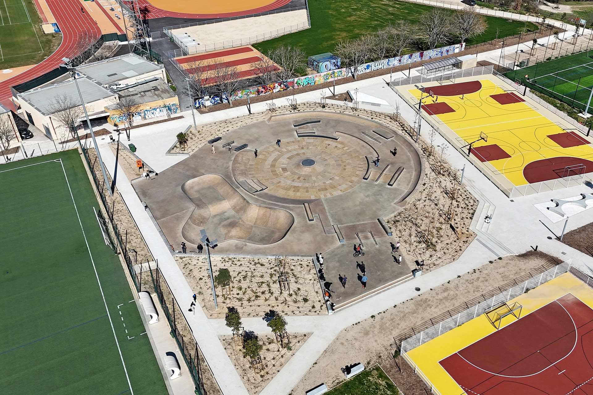 Carcassonne Skatepark Aix en Provence Skate Spot 4/5