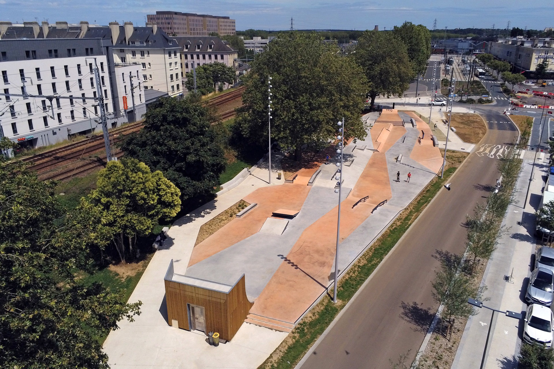 La Rue d' Auge Caen Skate Spot