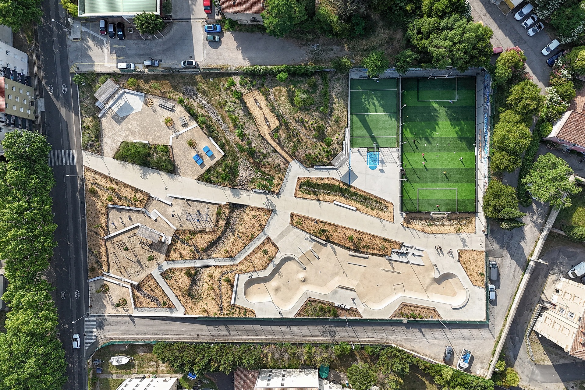 Parc du Grézac Skatepark Lodève Skate Spot 4/5
