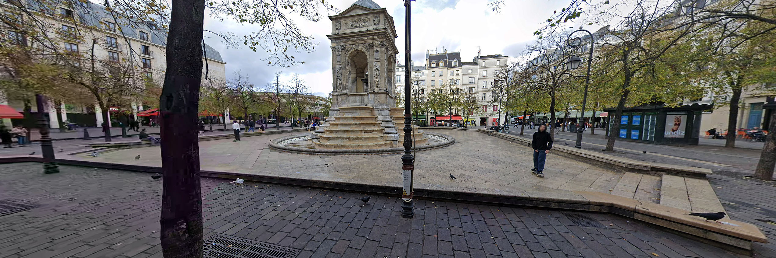 Châtelet Fontaine Paris Skate Spot