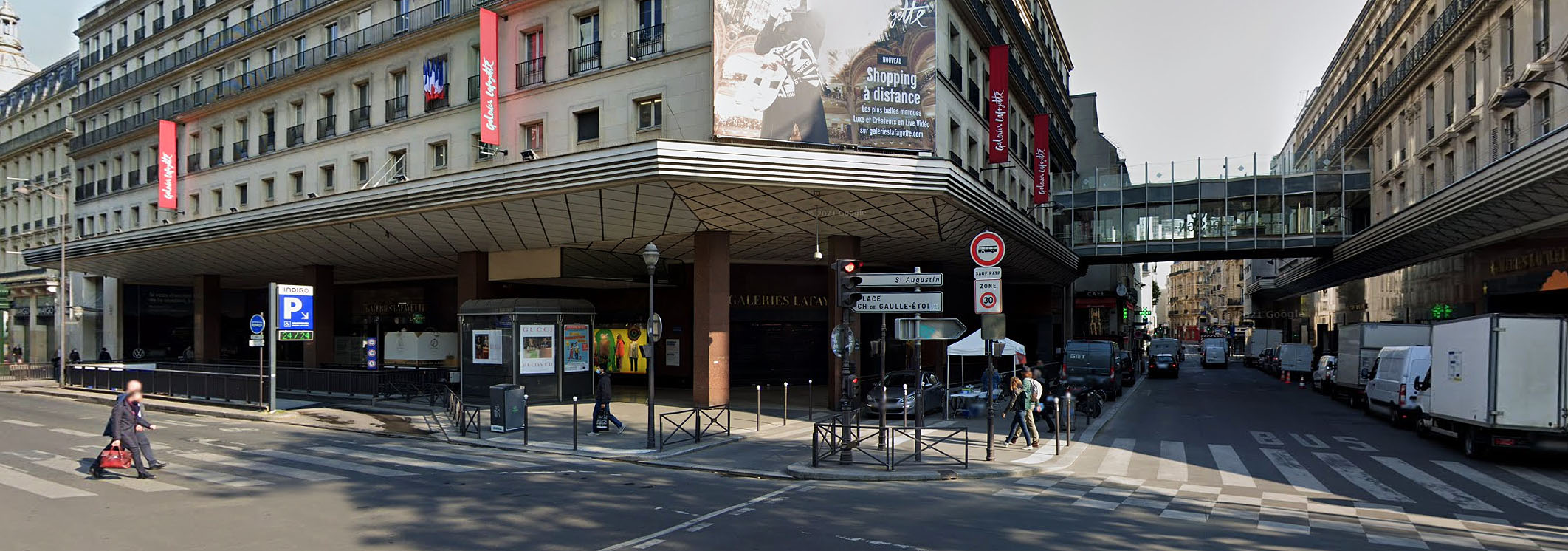 Galeries Lafayette Paris Skate Spot