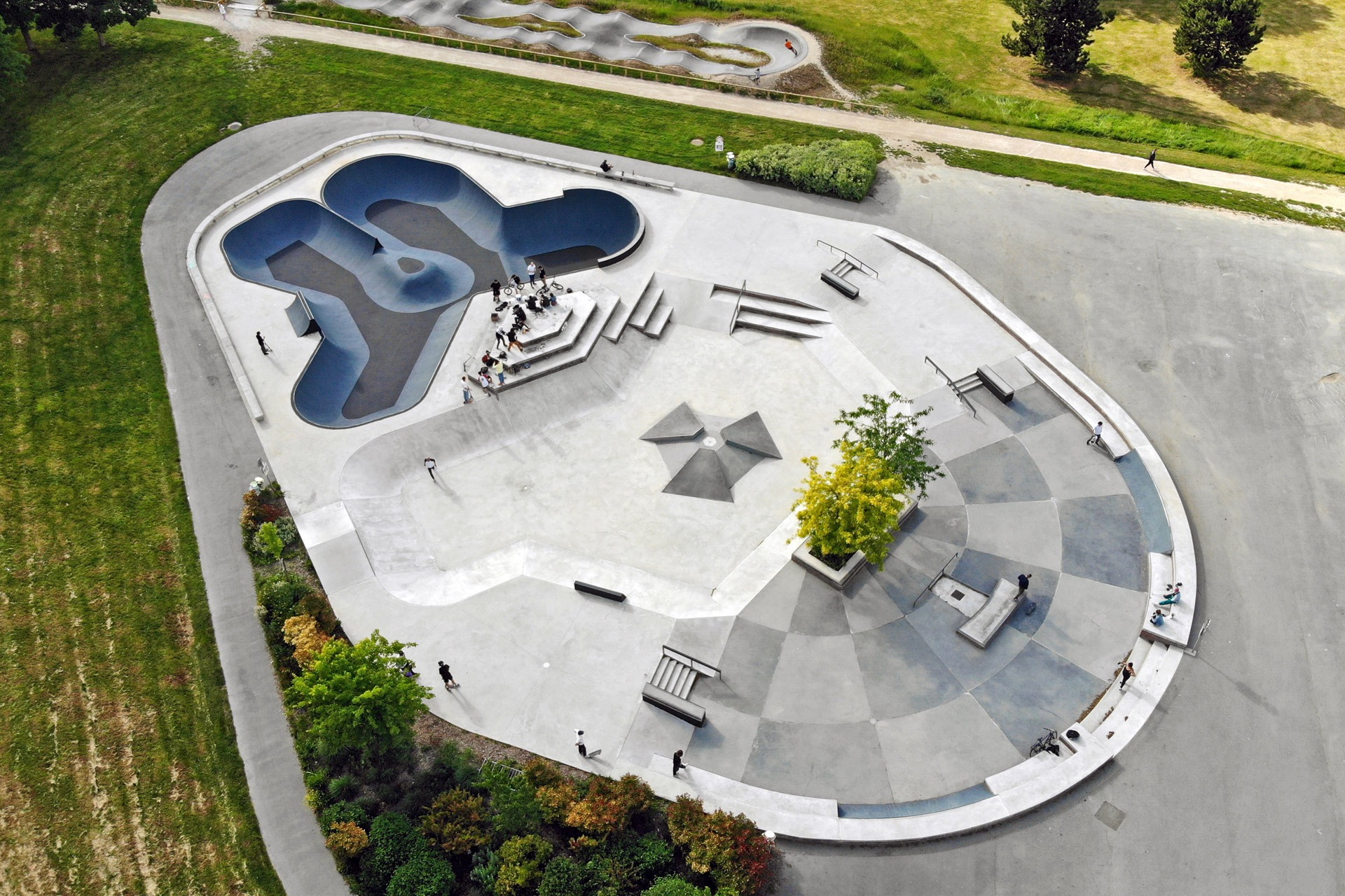 Parc Léo Lagrange Reims Skate Spot