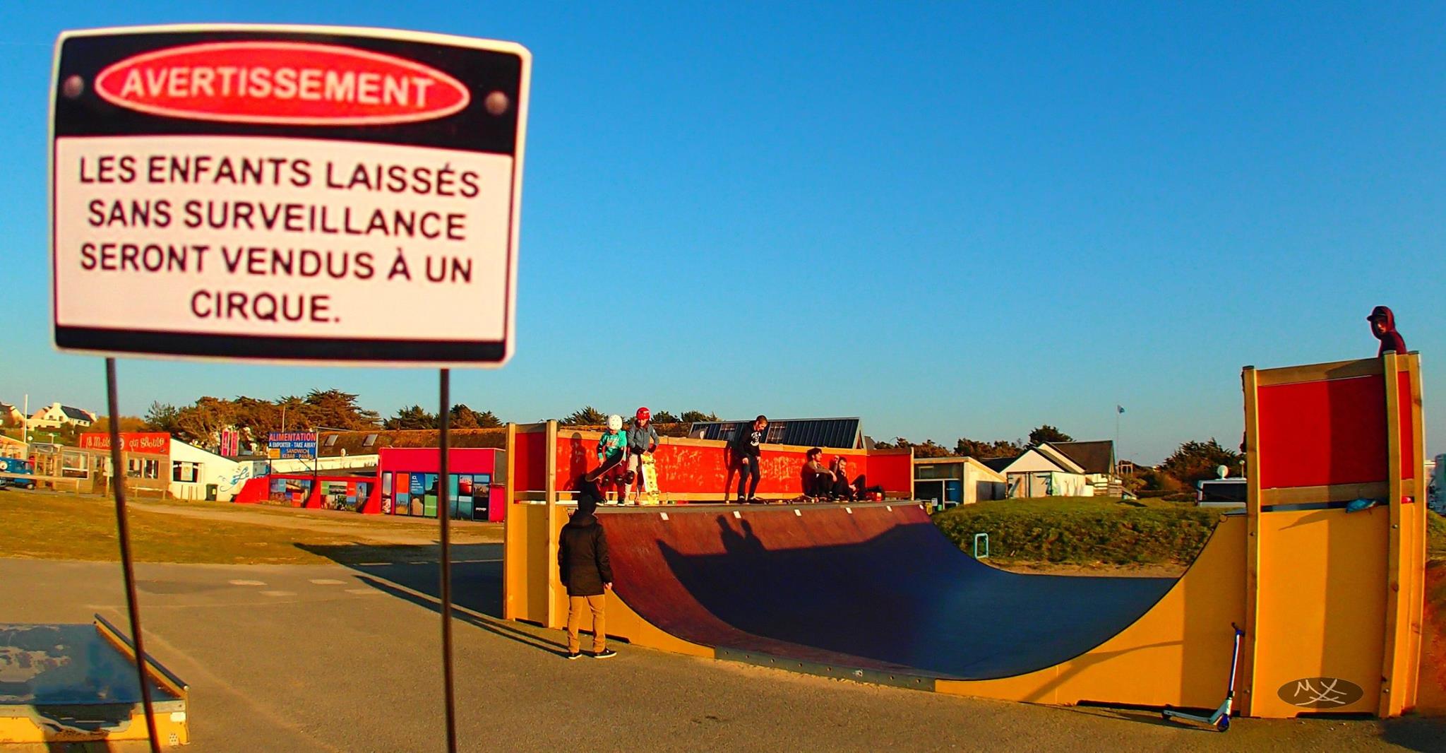 Plage de la Falaise Guidel Skate Spot