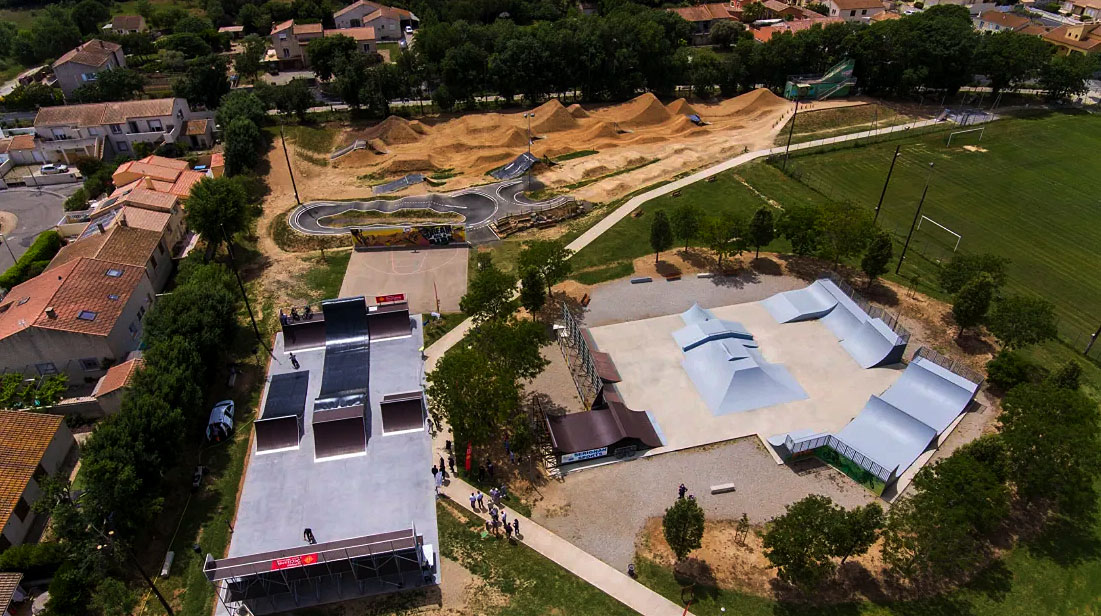 Parc des Sports Urbains Sérignan Skate Spot