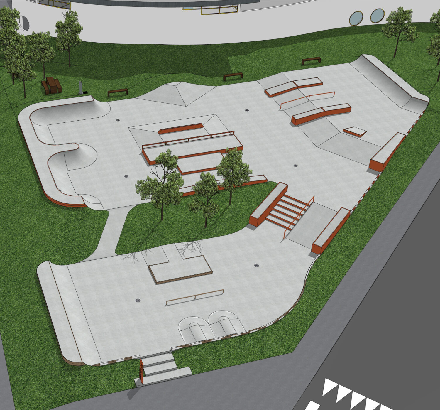 Salle Lemoine Avranches Skate Spot