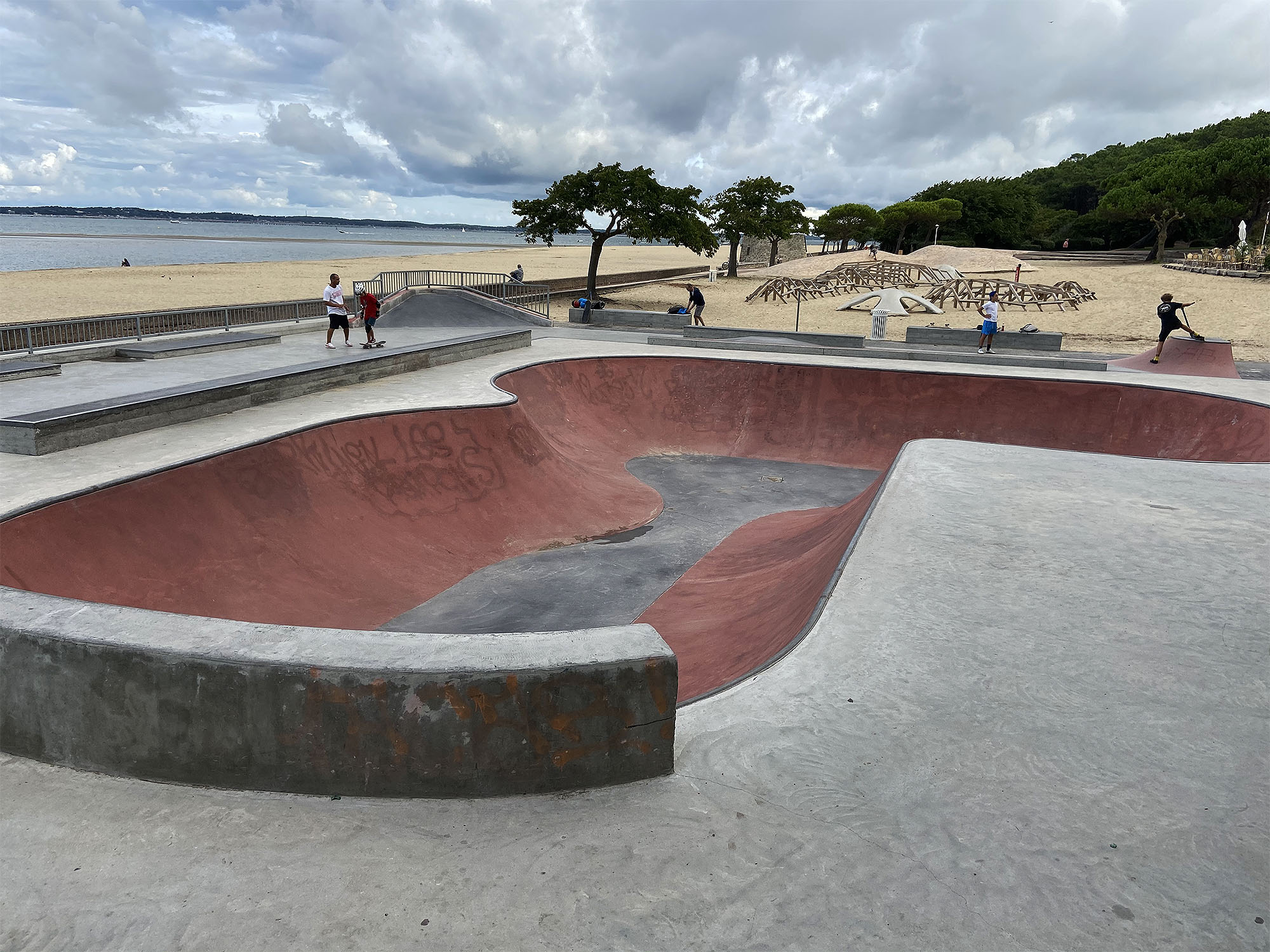 Plage de Pereire Arcachon Skate Spot