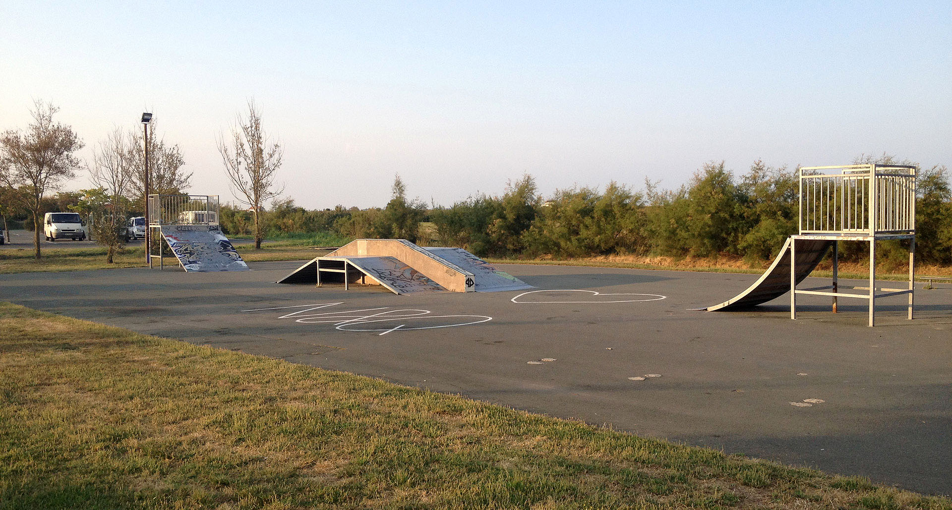 Le Marais Perdu Saint Trojan les Bains Skate Spot