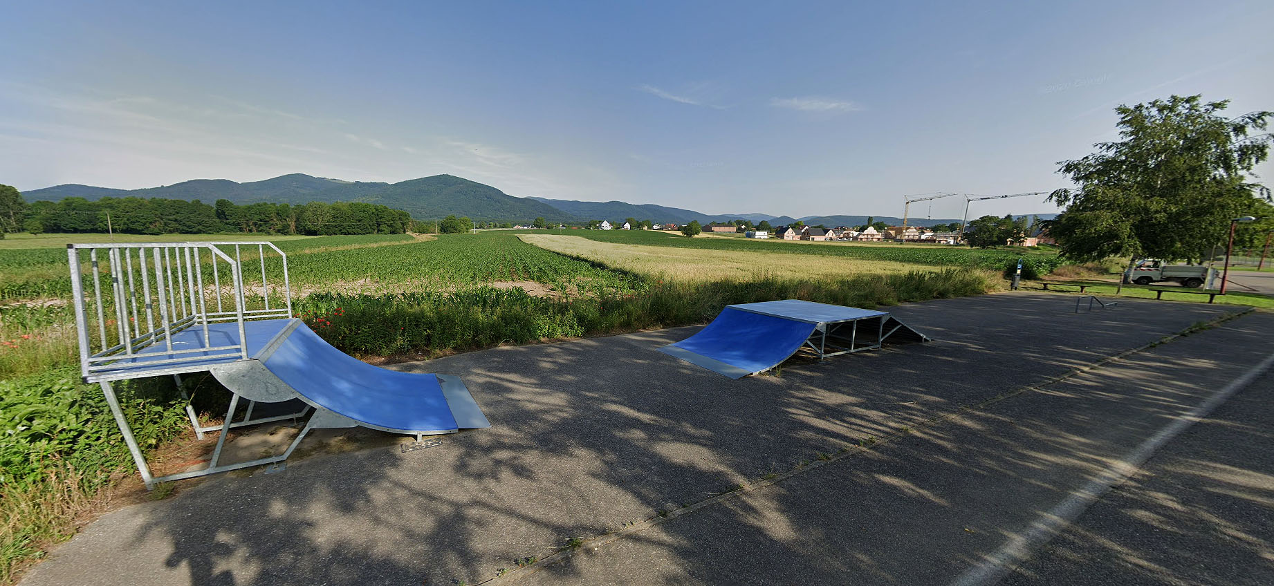 L' aire de Repos Berrwiller Skate Spot