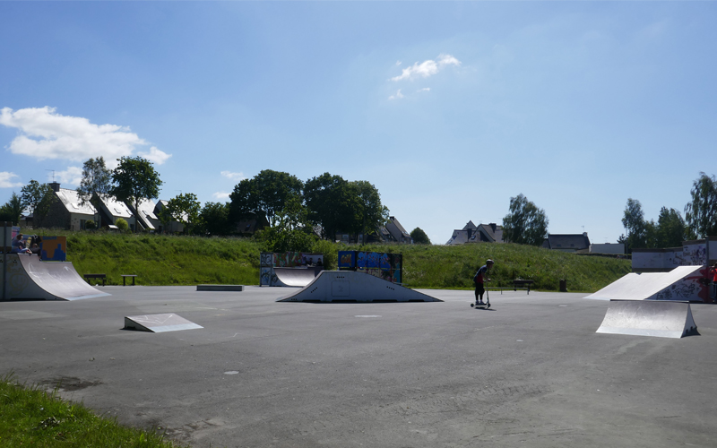 Plan d'eau Lamballe Armor Skate Spot