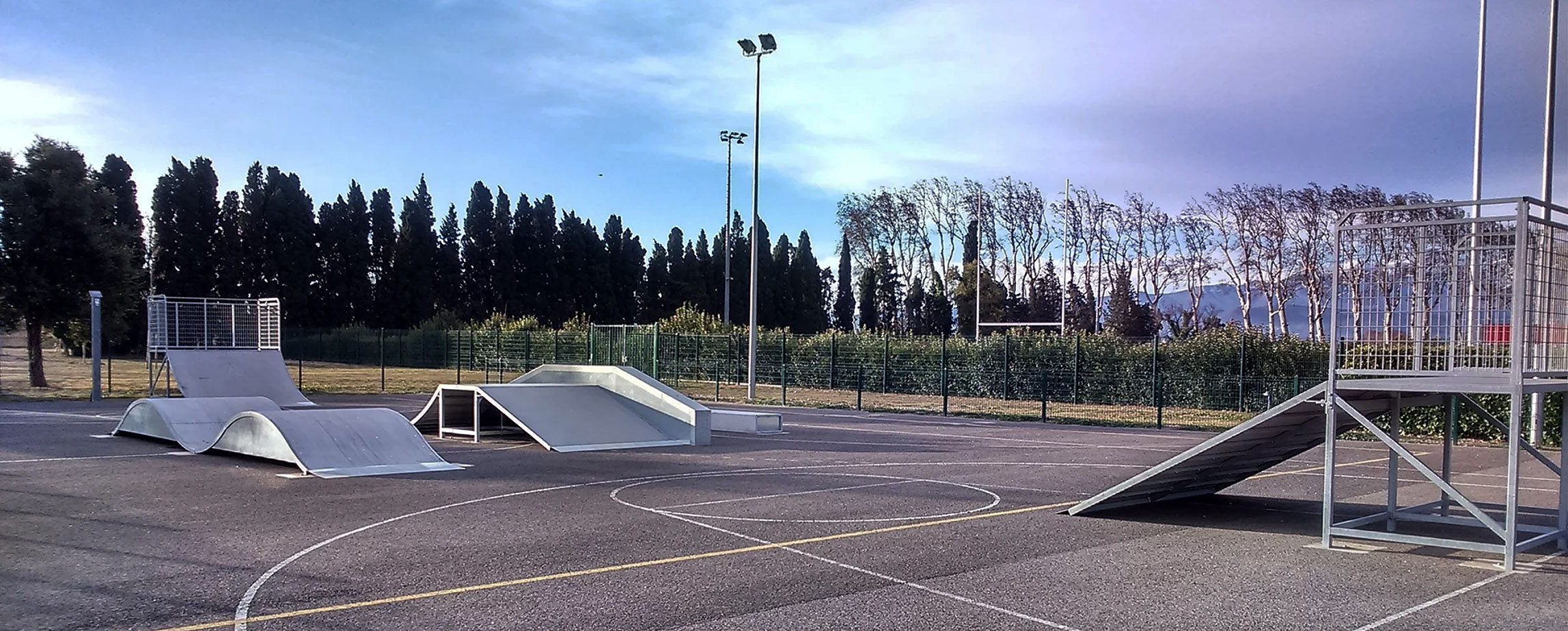 Espace Louis Blad Pézilla la Rivière Skate Spot