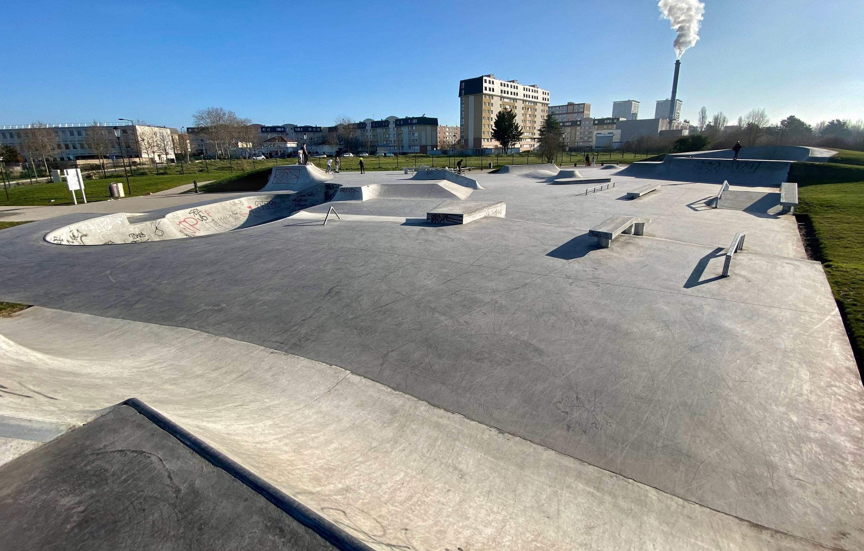 Les Vanneaux Achères Skate Spot