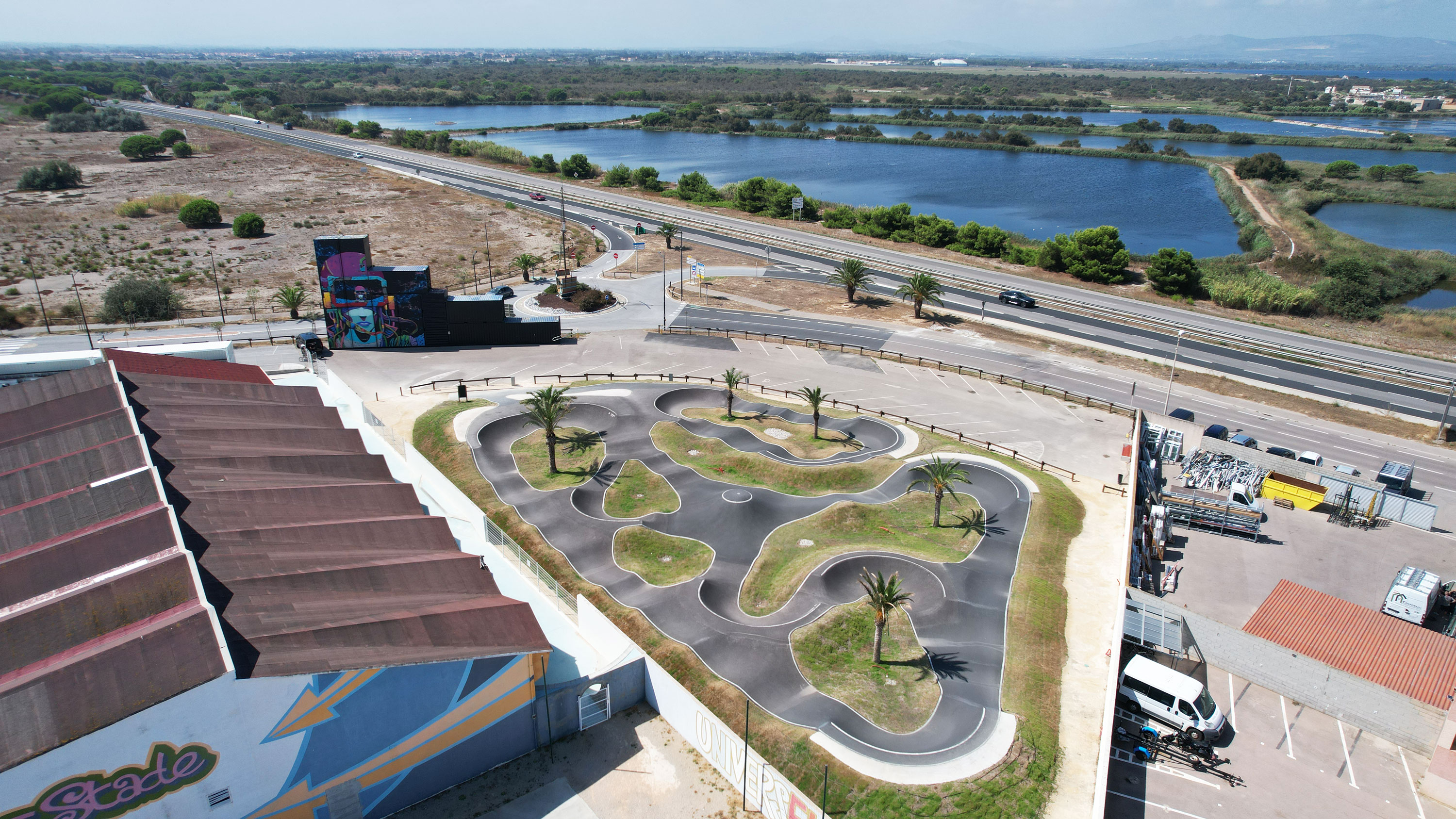 ShakaPark pumptrack Le Barcarès Skate Spot