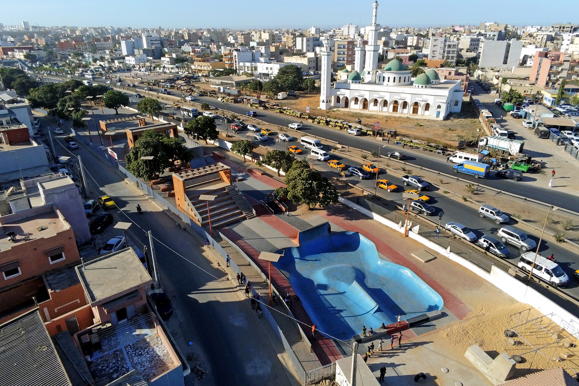 Place des Cultures Urbaines Dakar Skate Spot