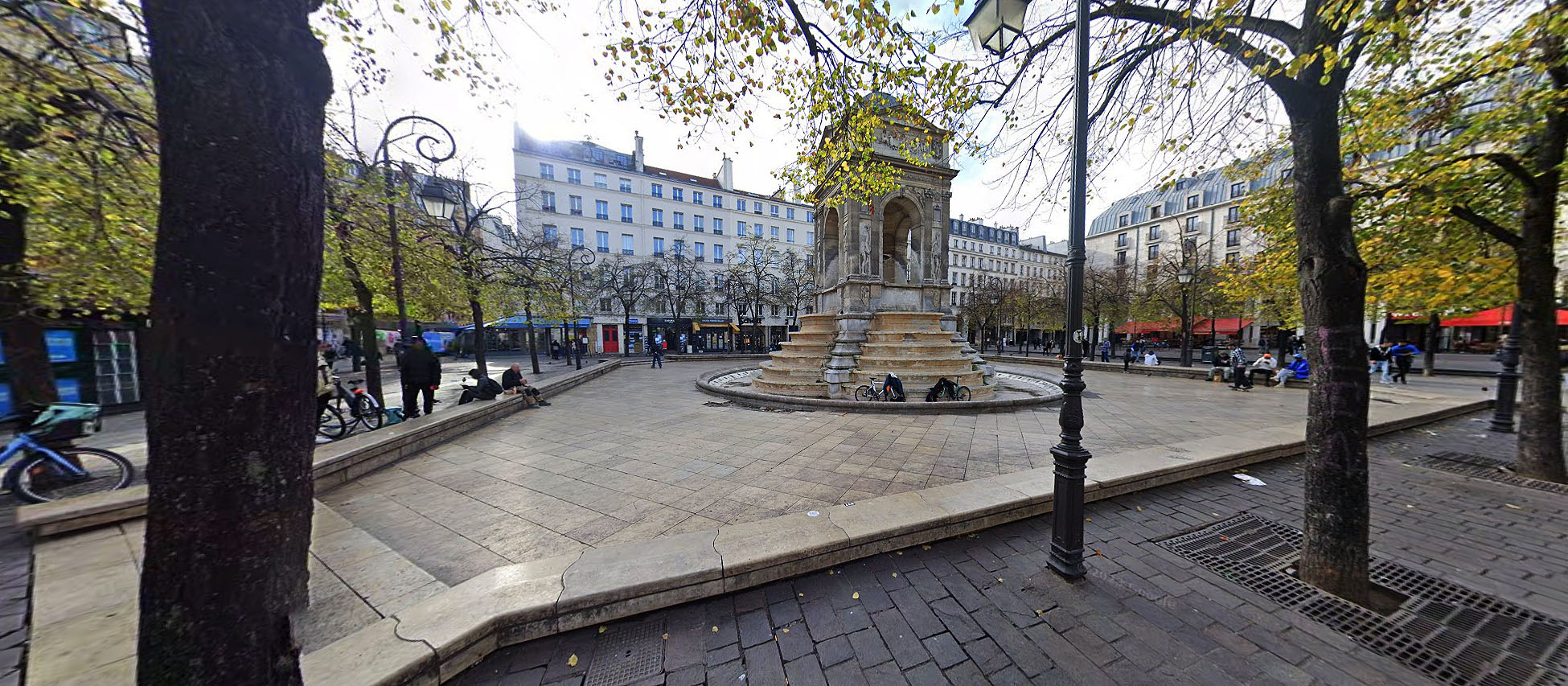 Châtelet Fontaine Paris Skate Spot