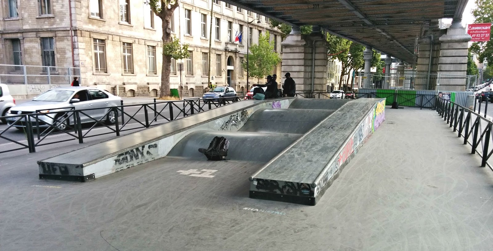 Metro Chevaleret Paris Skate Spot