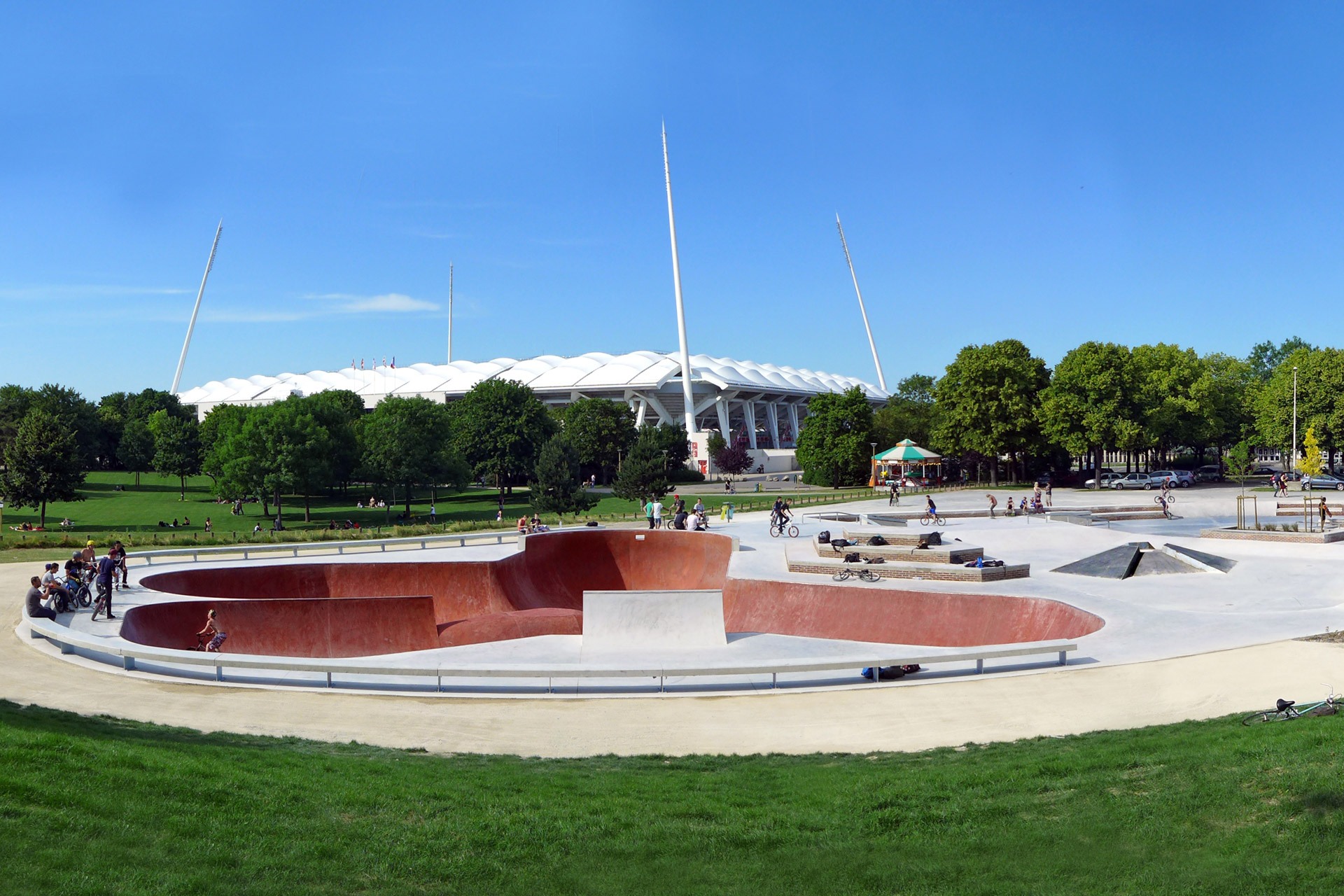 Parc Léo Lagrange Reims Skate Spot