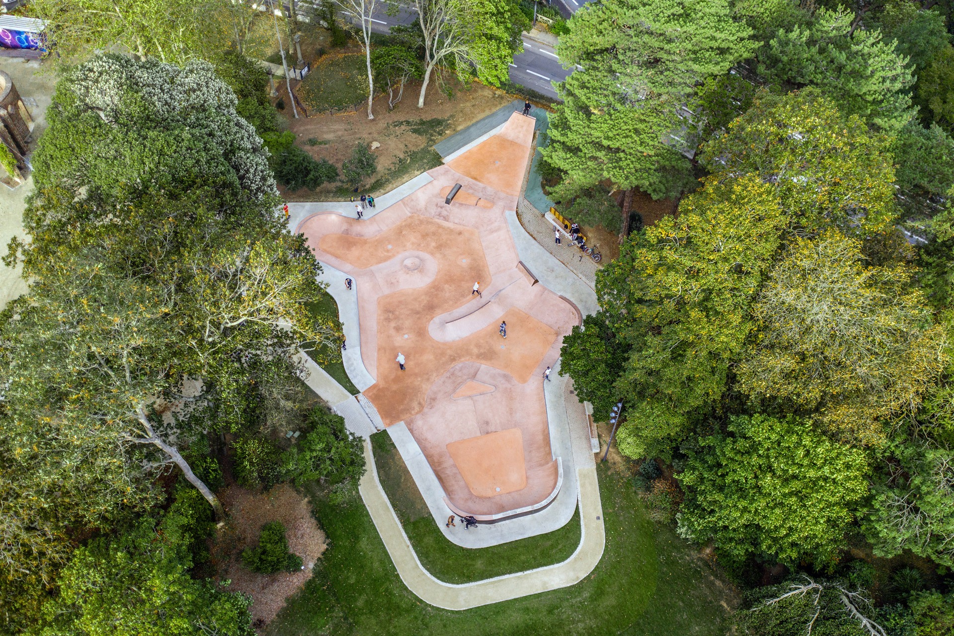 Parc des Promenades Saint Brieuc Skate Spot