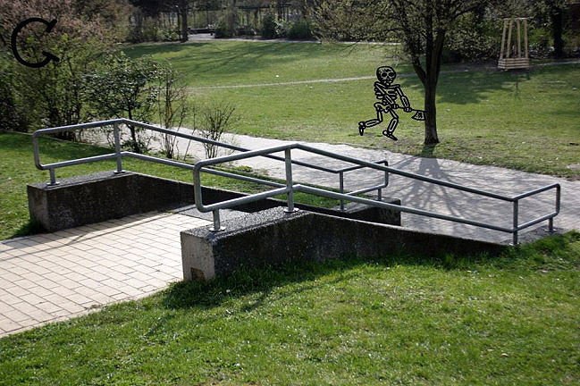 Bocklerpark The Rail Berlin Skate Spot