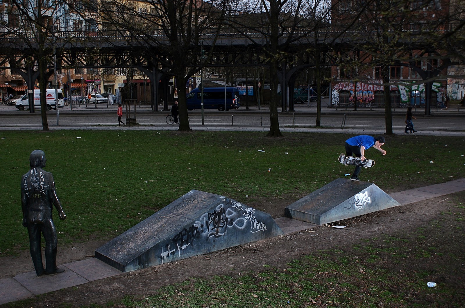 Dem unbekannten Flüchtling Berlin Skate Spot