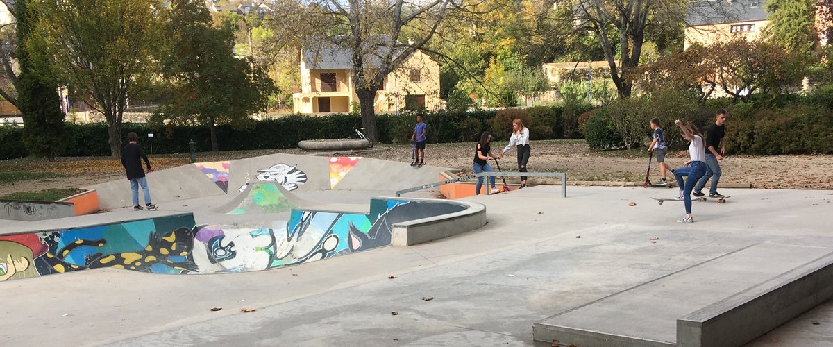 Jardin Couderc Mende Skate Spot