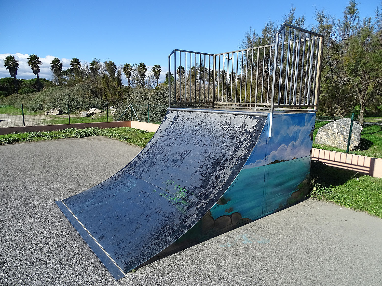 Quartier des mouettes Sainte-Marie-la-Mer Skate Spot