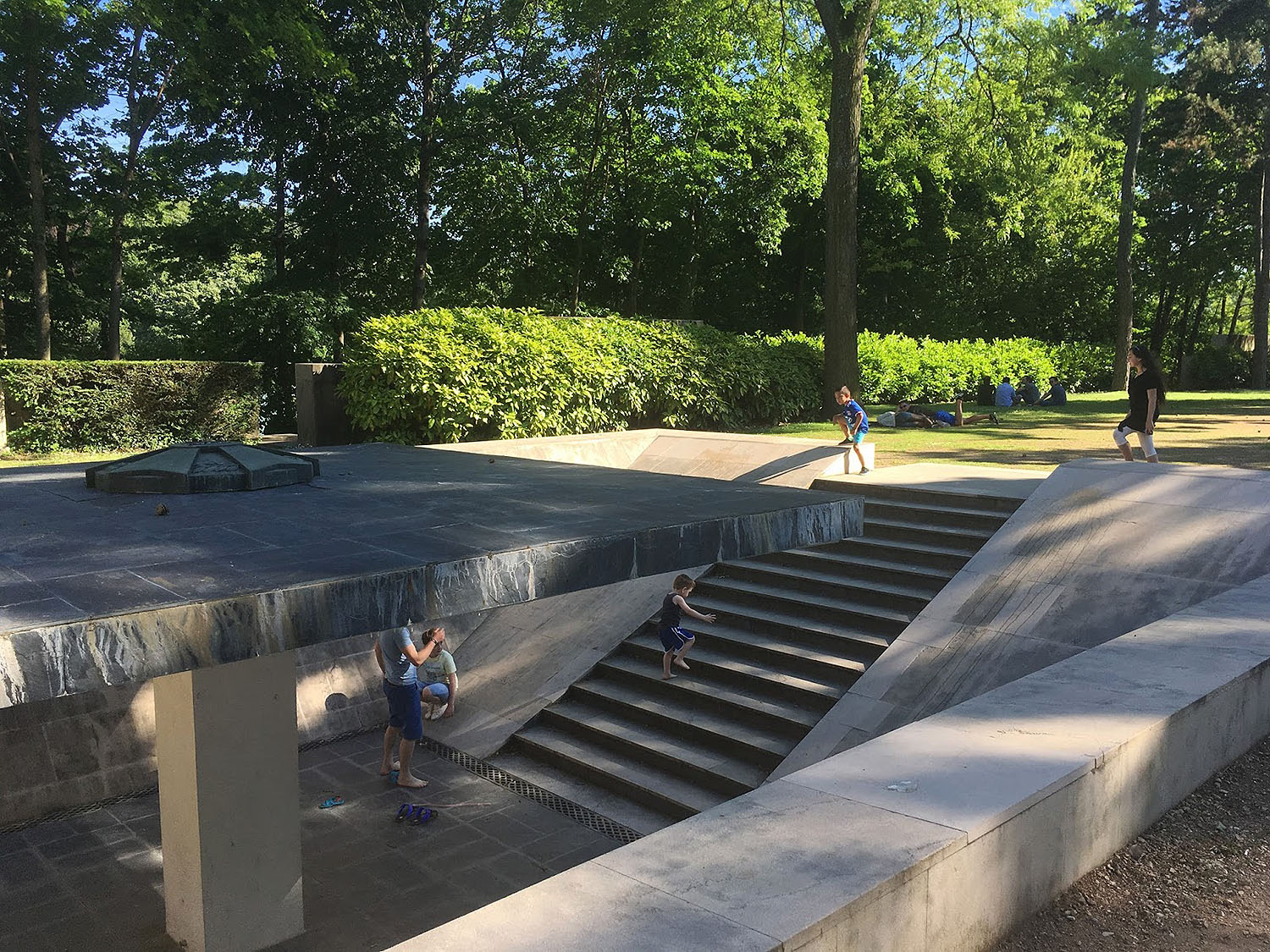 l'île du Souvenir Lyon Skate Spot