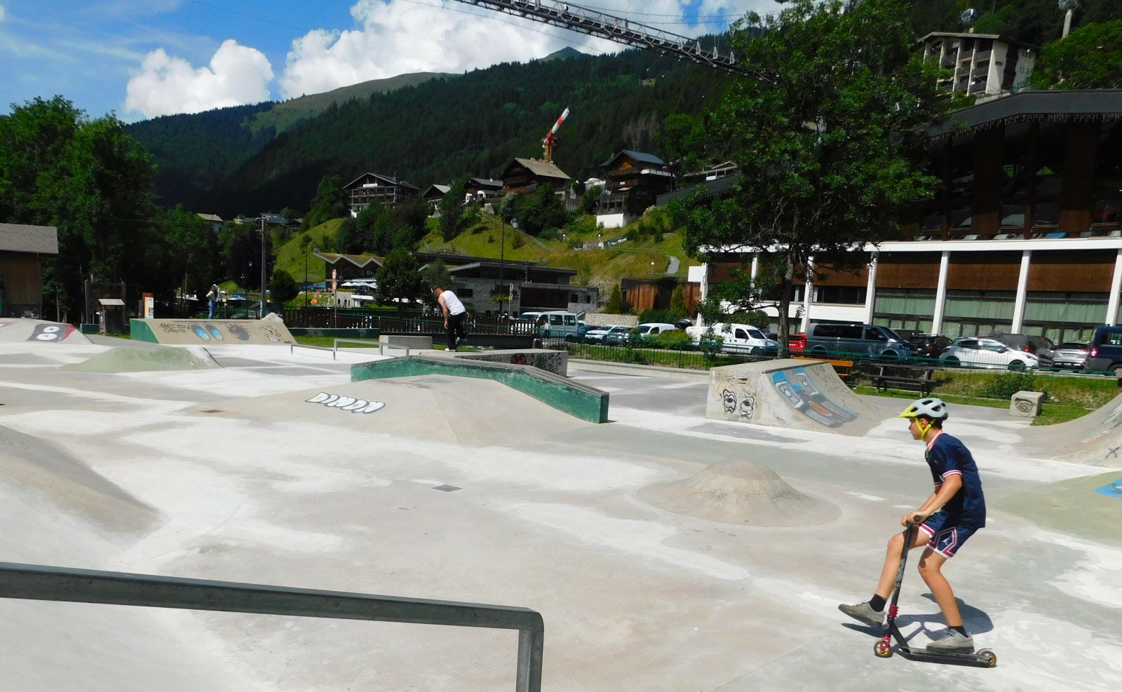 Škoda Arena Morzine Skate Spot
