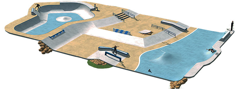 Le Collège Skatepark Lacanau Skate Spot 4/5