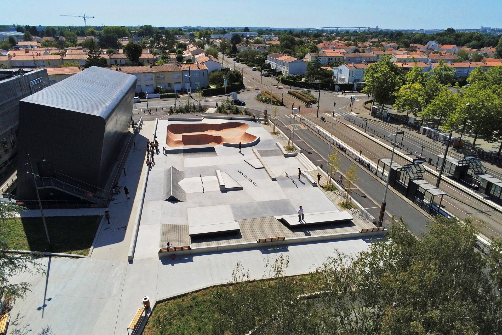 Médiathèque Diderot Skatepark Rezé Skate Spot 5/5