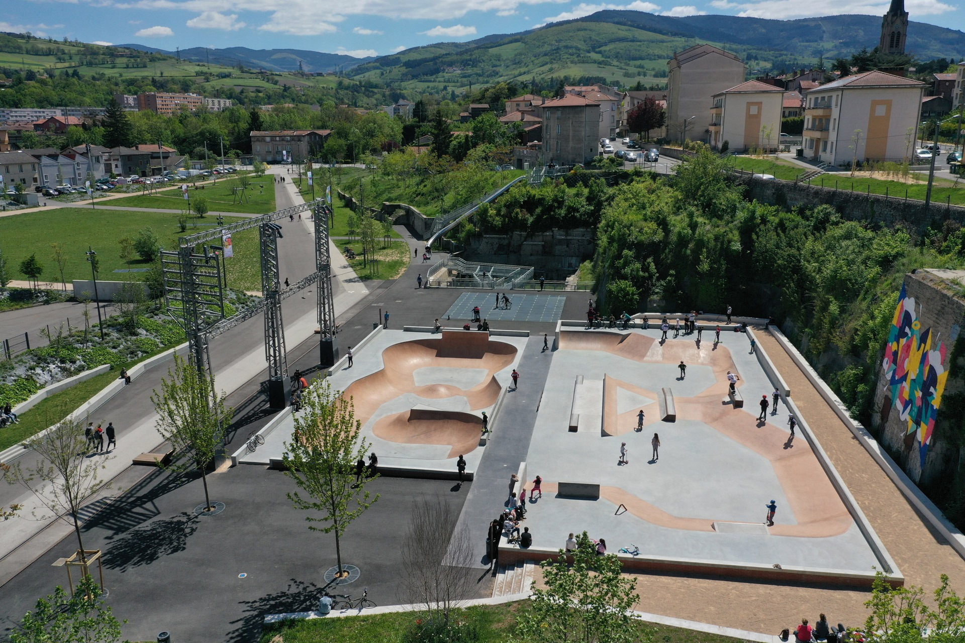Novaciéries Skatepark Saint Chamond Skate Spot 4/5
