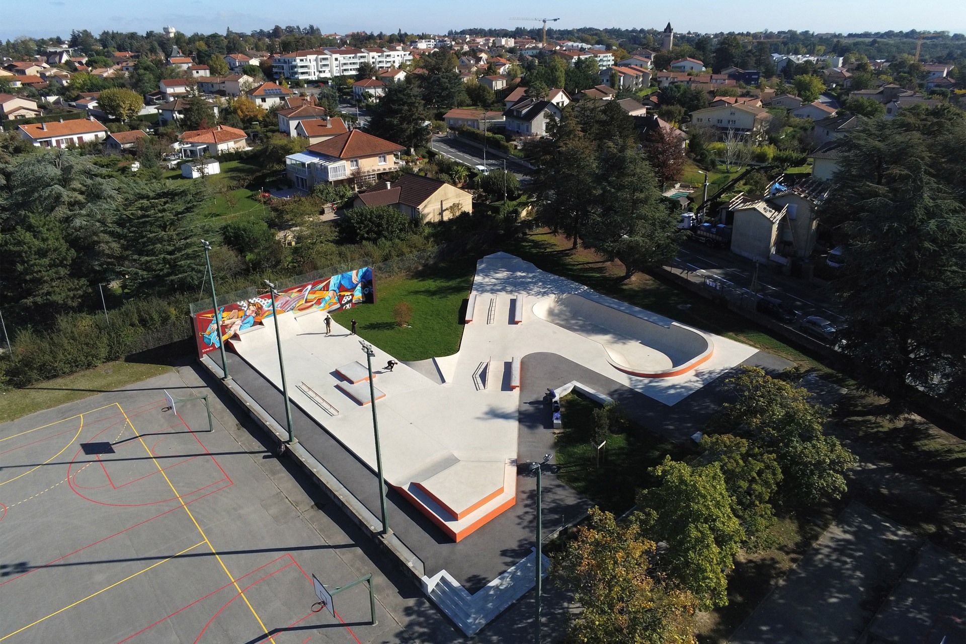 Stade Guivier Skatepark Chaponost Skate Spot 4/5