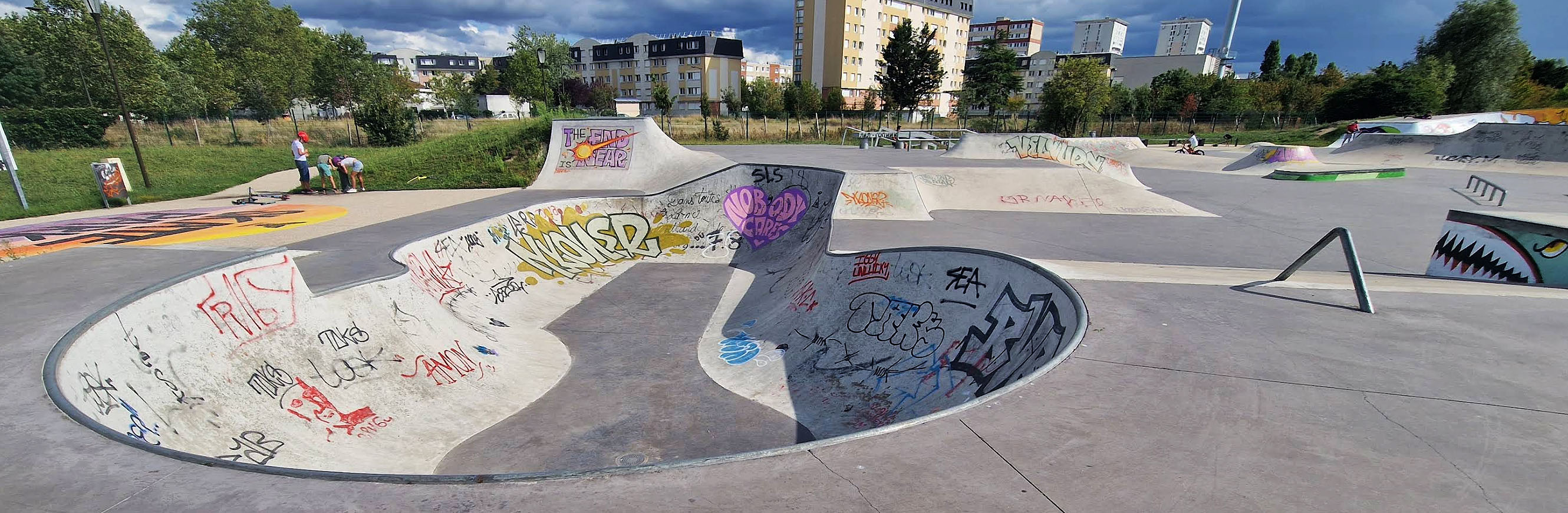 Les Vanneaux Skatepark Achères Skate Spot 4/5