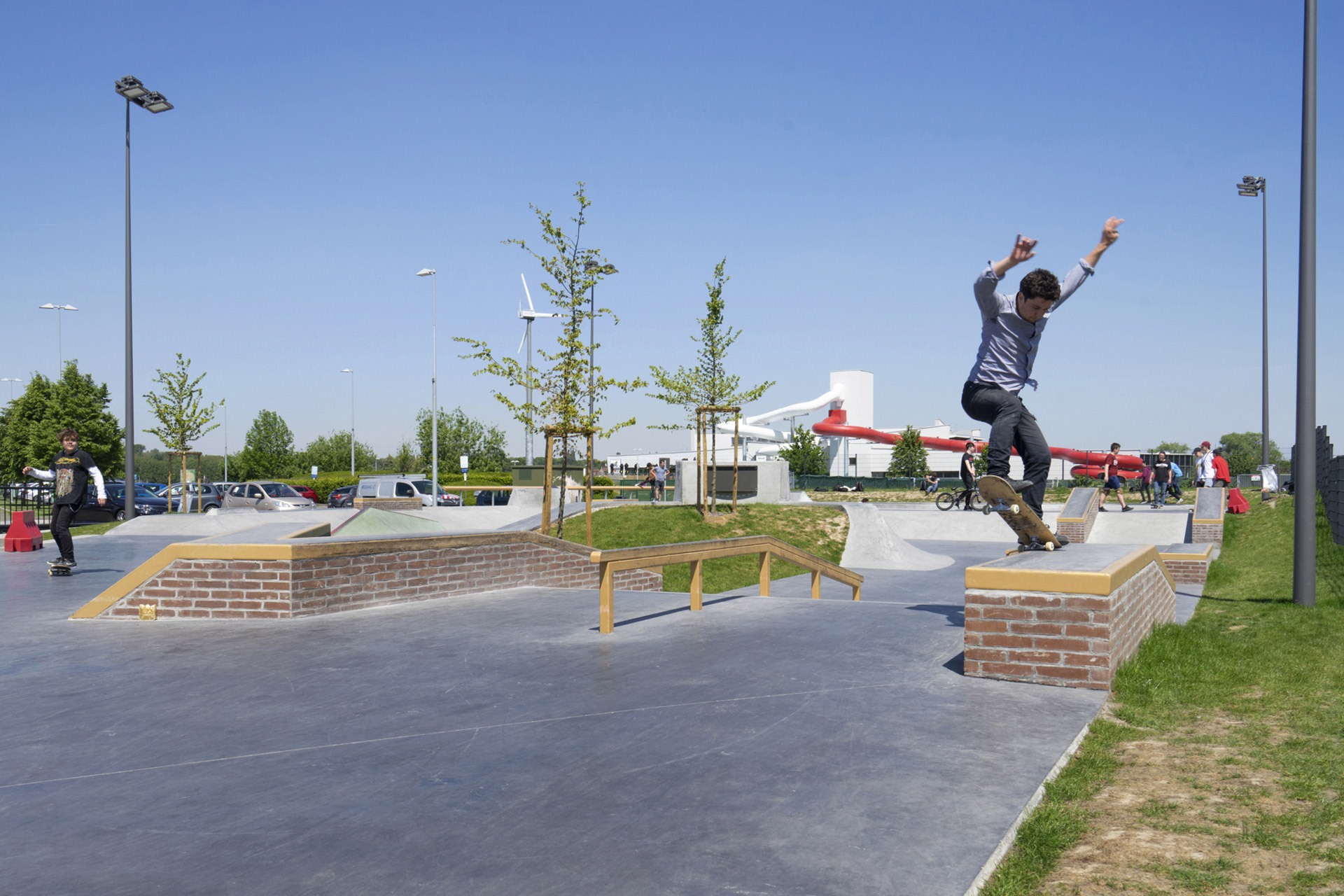 Le Grand Large Skatepark Mons Skate Spot 4/5