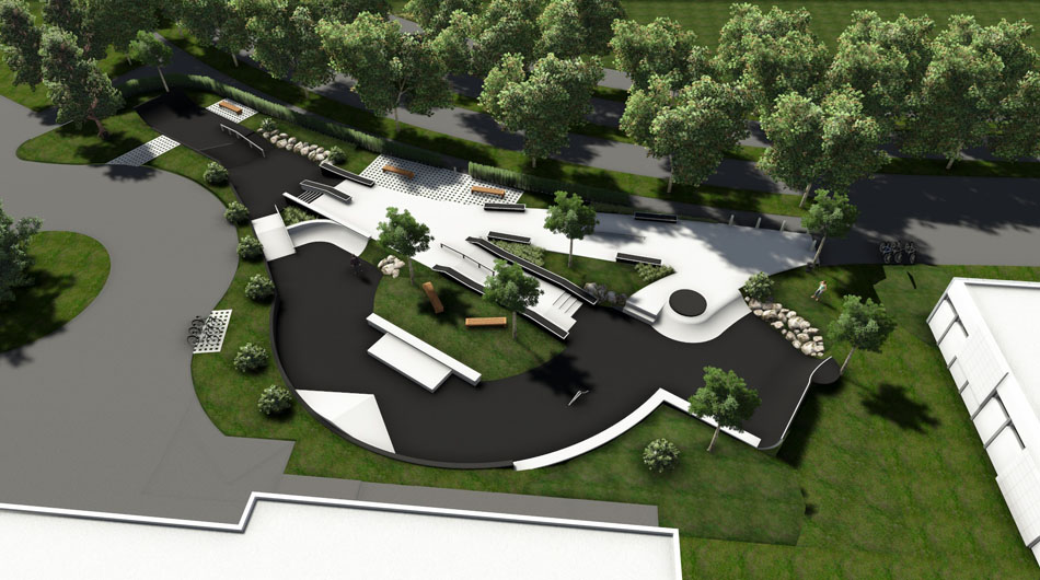 Lande de Mazaire Plaza La Chapelle sur Erdre Skate Spot 4/5