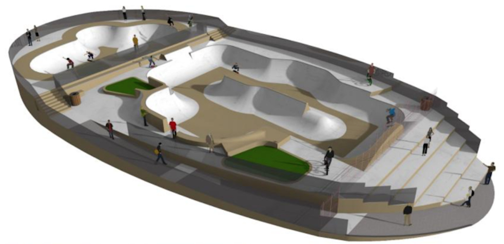 Hoche Bowl Nanterre Skate Spot 5/5