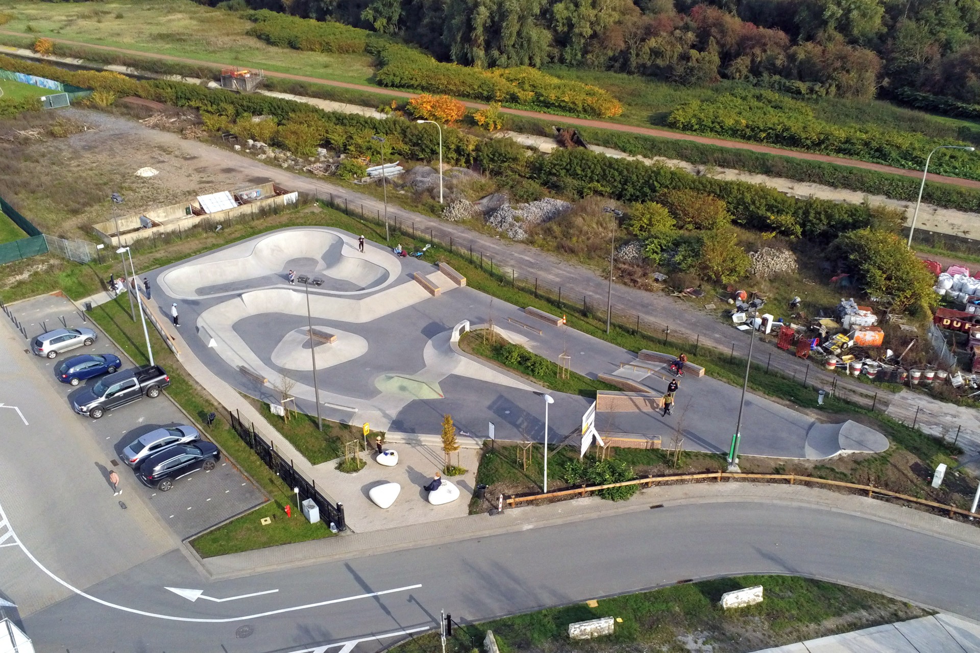 Le Grand Large Skatepark Mons Skate Spot 4/5