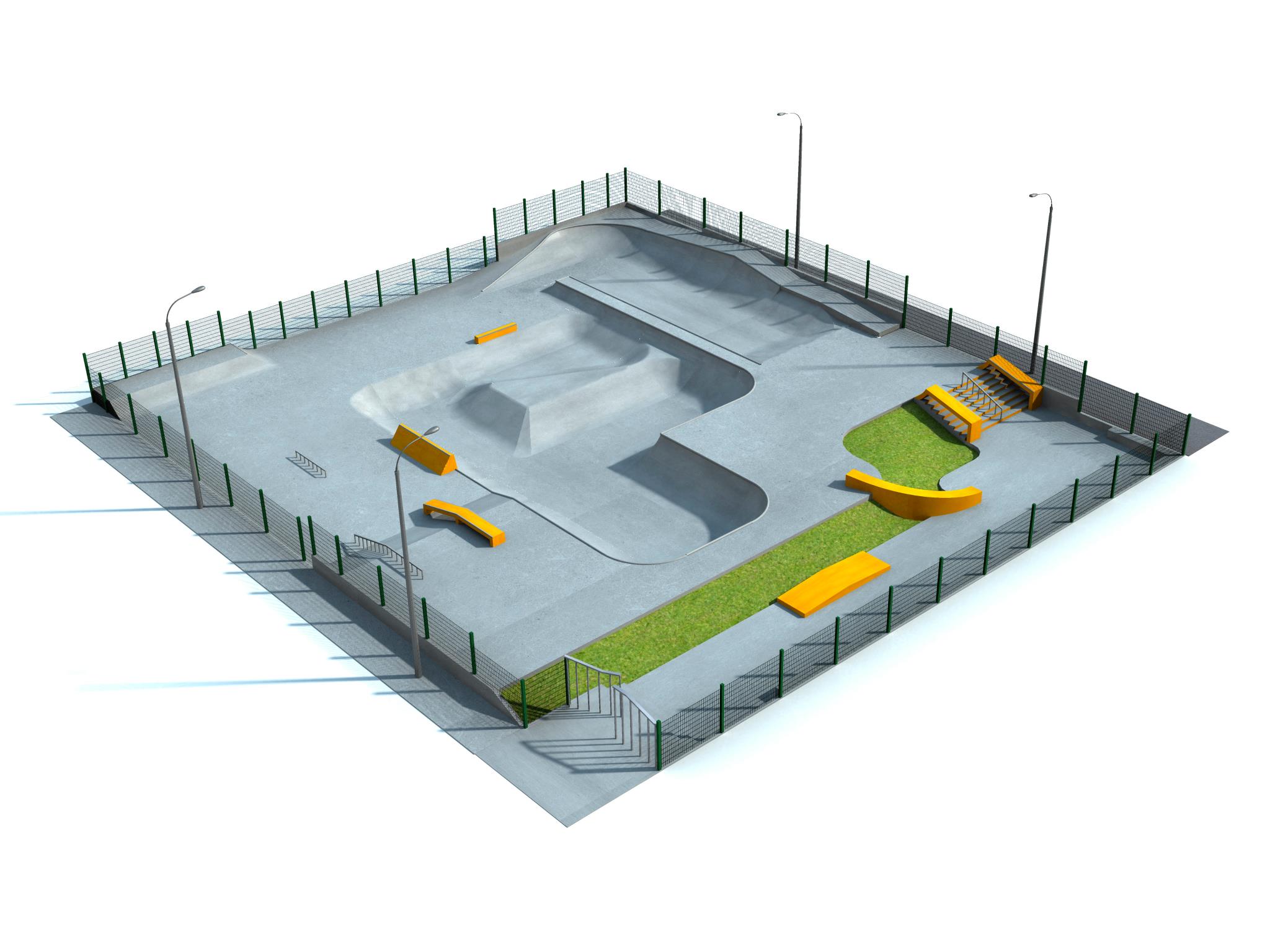 Parc Ricard Skatepark Rueil Malmaison Skate Spot 3/5