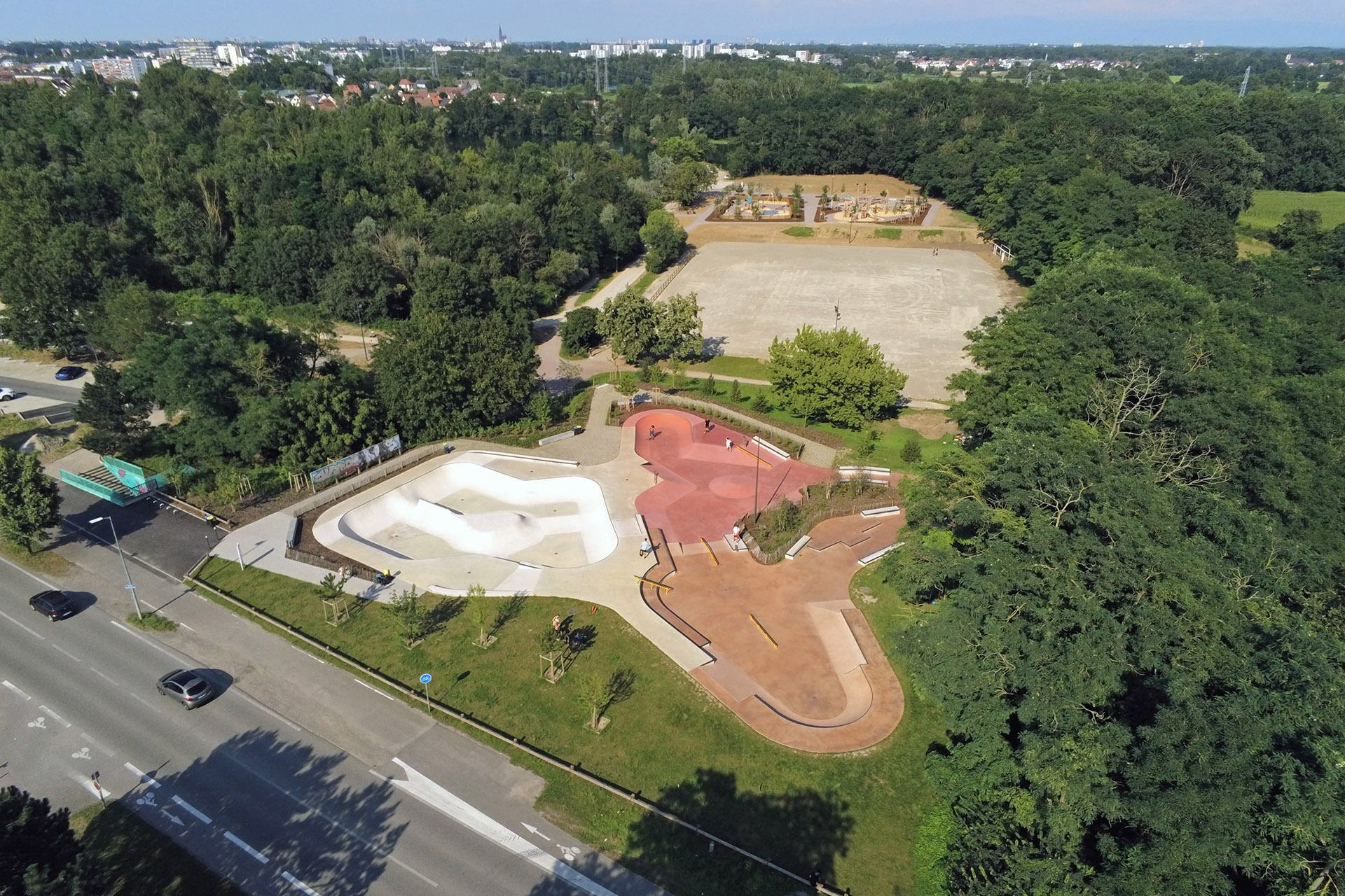 Parc Zimmer Skatepark Lingolsheim Skate Spot 4/5