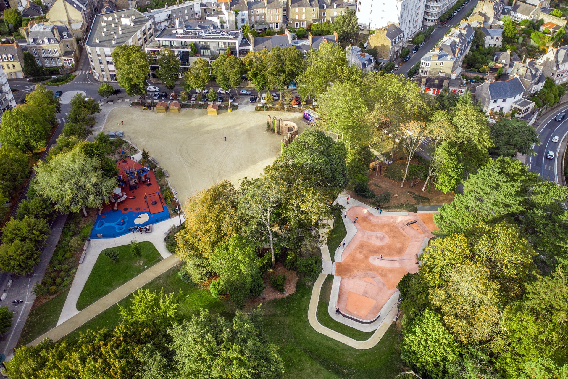 Parc des Promenades Skatepark Saint Brieuc Skate Spot 4/5