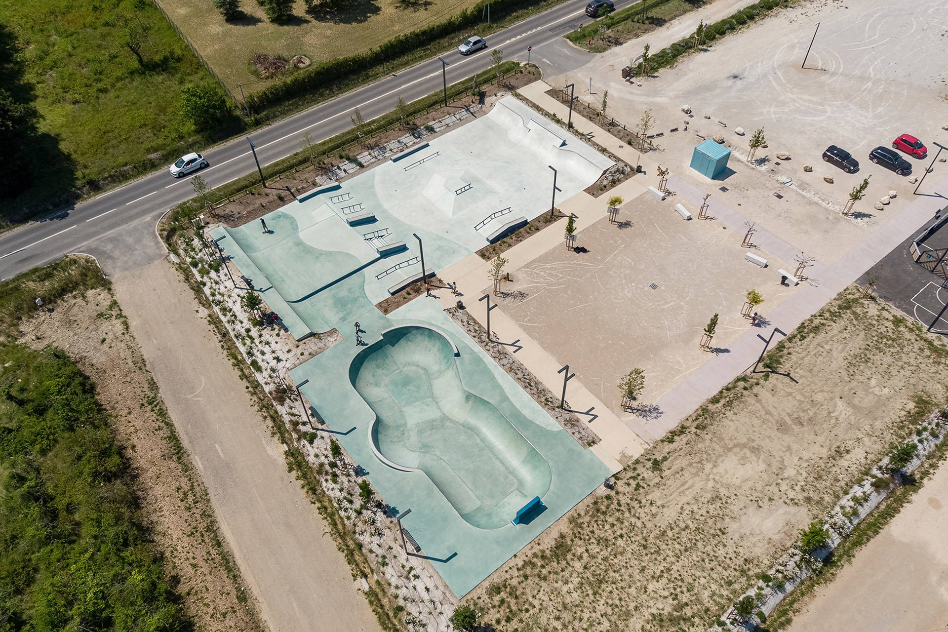 Isle Skatepark L' Isle sur la Sorgue Skate Spot 4/5