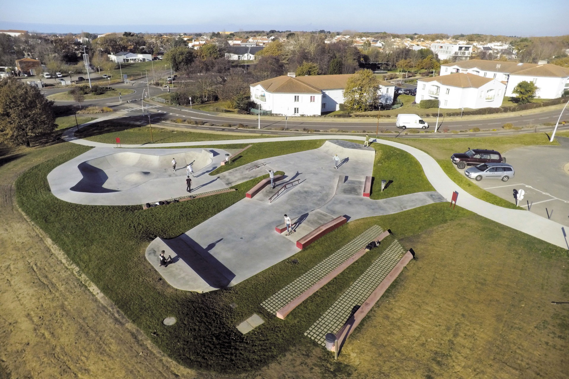 Médiathèque Rimbaud Skatepark Les Sables d' Olonne Skate Spot 4/5