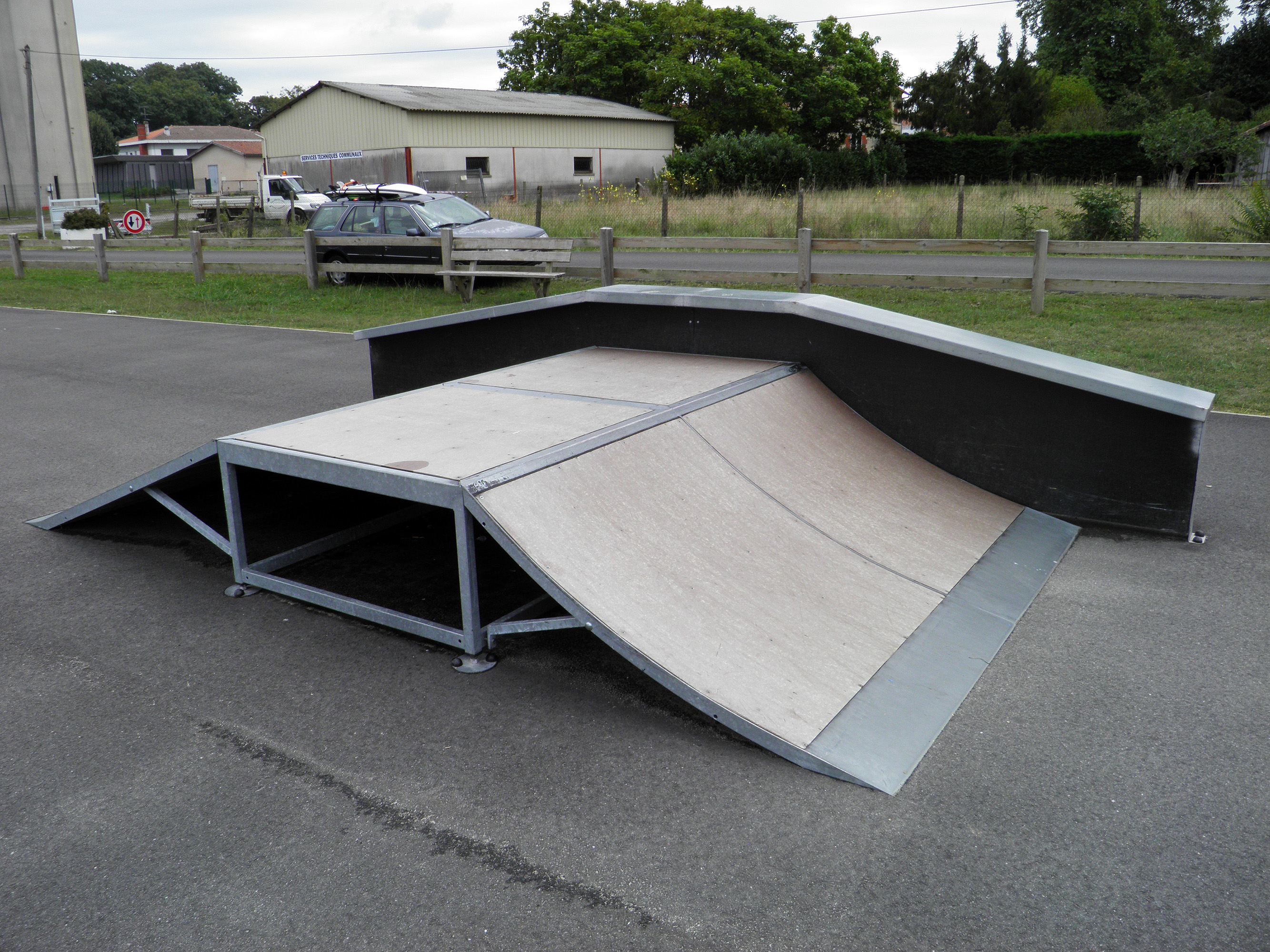 Le chateau d' eau Linxe Skate Spot