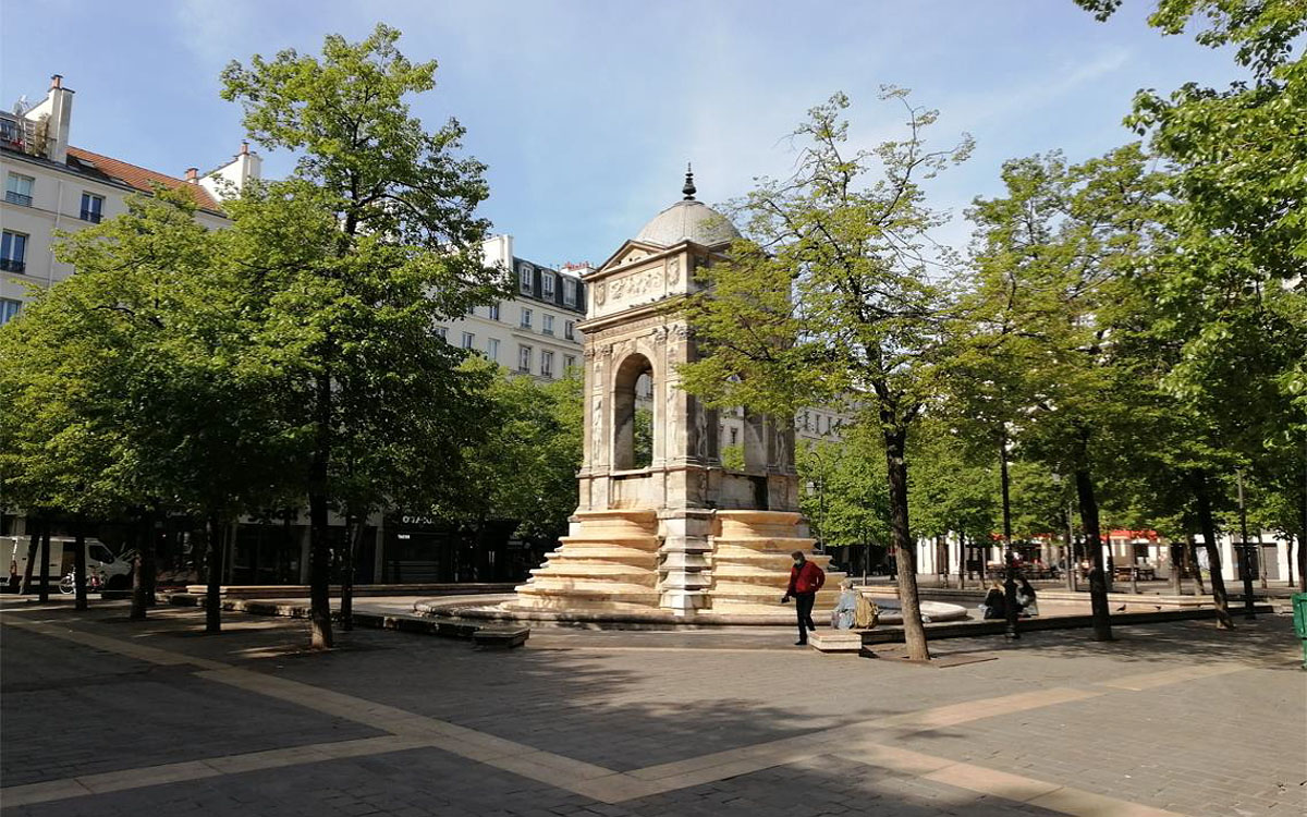 Châtelet Fontaine Paris Skate Spot