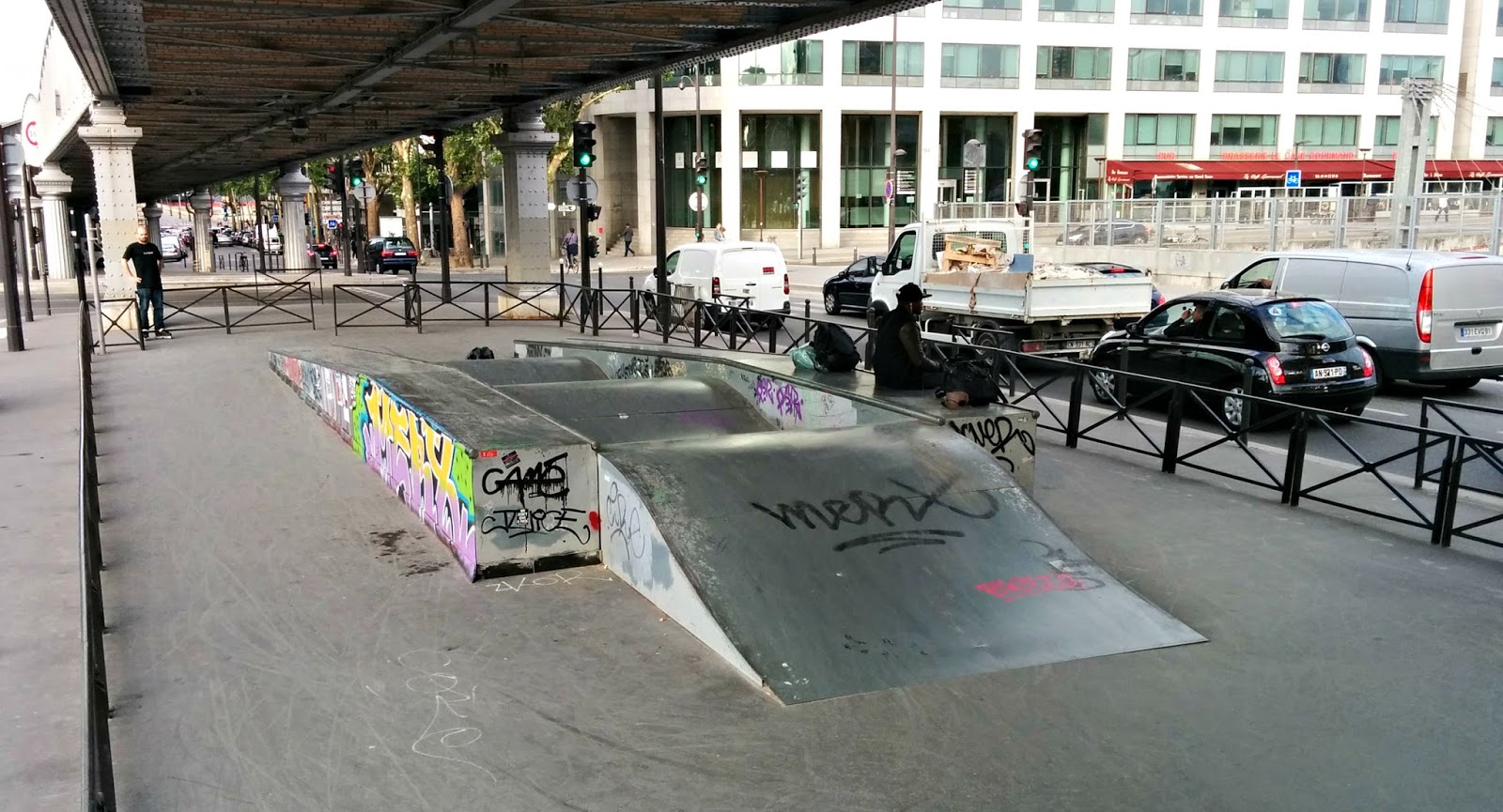 Metro Chevaleret Paris Skate Spot