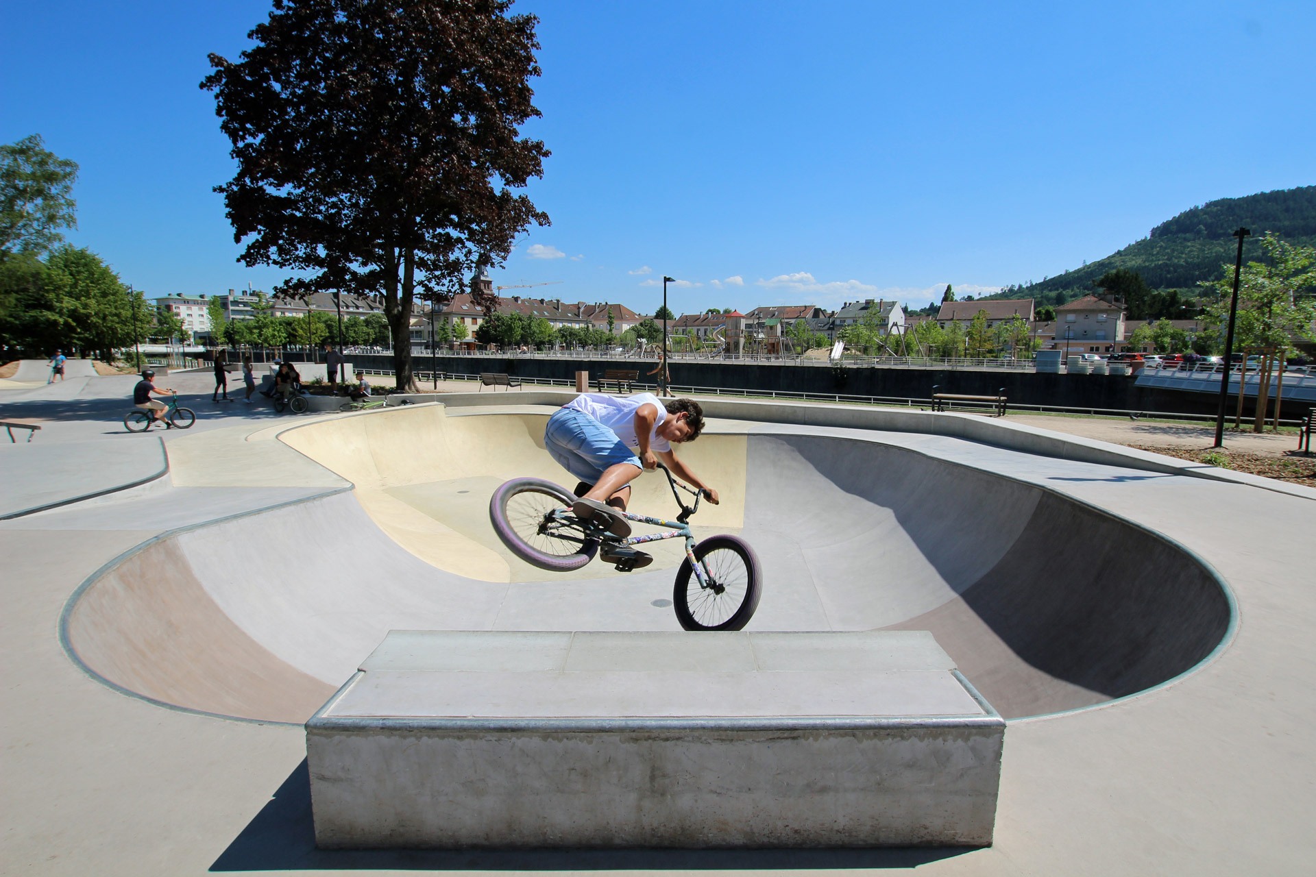 Parc Jean Mansuy Saint Dié des Vosges Skate Spot