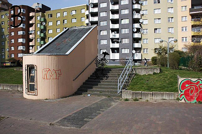 Bocklerpark Rail Berlin Skate Spot