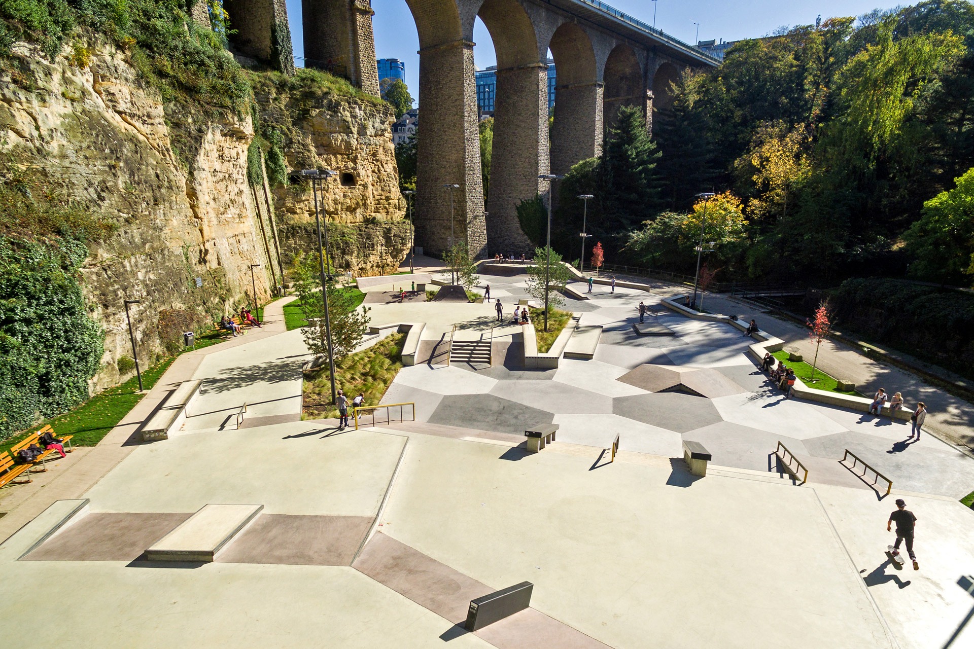 Péitruss Luxembourg Skate Spot